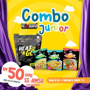 Combo Kembara Junior (3 Kembara Junior Menu +1 Heat N’ Go)