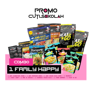 PROMO CUTI SEKOLAH / Combo 1 Family Happy!